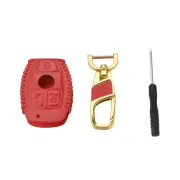 3 Buttons Car Remote Key Fob Case Holder Cover Chain For Mercedes Benz E A