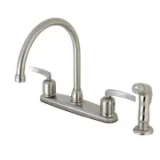 Kingston Brass FB79.EFLSP Centurion 1.8 GPM Standard Kitchen - Nickel