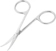 Cuticle Scissors Durable Compact Professional Curved Safety Use MultiPurpose Trimming Scissors for Pedicures Finger/Beard Eyebrow