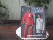 Vogue Ladies Partial Lined Jacket Pattern 1667 Uncut Sizes 6-8-10-12-14