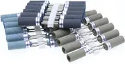 Professional Sandpaper Grinding Rods 10pcs 800 Grit for Jewelry Metal Polishing Random