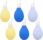 Baby Nasal Aspirator 6Pcs Baby Nose Manual Nose Cleaner Manual Type Sucker Nose