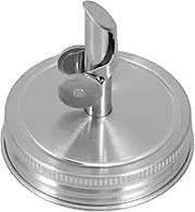 Wide Mouth Jar Spout Lid Oil Dispenser Accessory for Regular Mouth Jars Convenient Pouring for Oil Syrups and Condiments Stylish