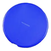 2Pc Fast Wireless Charger Charging Pad For Samsung Galaxy S9/S9/S8/S7/Note 9/S7 Edge Usb Qi Iphone Xs Max Xr X 8 Plus Blue