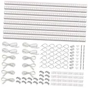 T5 Grow Lights for Indoor Plants, Full Spectrum LED Grow Light, 2FT 80W (8 x