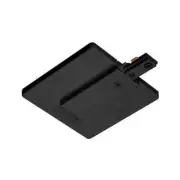 Juno Trac-Lites Black J-Box Feed Connector with Cover R21 BL