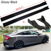 78.7" Side Skirt Splitter + Rear Bumper Diffuser For Honda Civic Sedan Hatchback (for: Honda Civic)