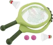 Generic 's Badminton Racket Tennis Racket Badminton Shuttlecocks Tennis Balls Cartoon Sports Racket Badminton Racket for Badminton Racket Pink Plastic