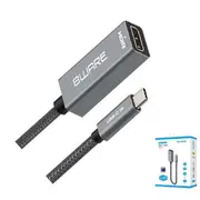 8ware 8W-USBCHDMIF 10cm USB-C to HDMI Male-Female Adapter Converter Cable Retail Pack for PC