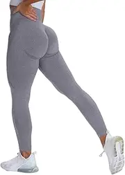 [Generic] No Front Seam Leggings for Women High Waist Tummy Control Casual Buttery Soft Yoga Pants, B-grey, X-Large