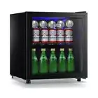 62-Can Beverage Cooler and Refrigerator/ Mini Fridge with Glass Door