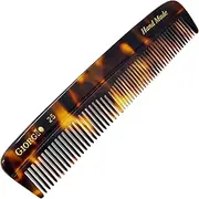 Giorgio G25 FineTooth and WideTooth Pocket Comb - Hair Styling Comb for Men and Women, Handmade Beard Combs for Men, Barber Combs, for Grooming,Saw Cut and Polished