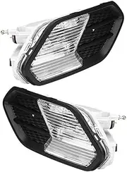 SILILAN Car Fog Lights Assembly Fit for Escape Kuga 2017 2018 2019 Left & Right Front Bumper Fog Light + ABS Fog Lamp Cover