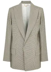 Victoria Beckham Checked Wool Blazer - Multicoloured - 8 (UK8 / S) 8 (UK8 / S)