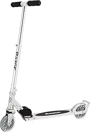 Razor A3 Kick Scooter for Kids - Larger Wheels, Front Suspension, Wheelie Bar, Lightweight, Foldable, and Adjustable Handlebars