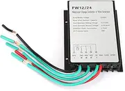 0-6000W Wind Power Controller, IP65 Regulator with Brake Function MPPT Wind Charge Controller Wind Power Regulator for Wind Generator