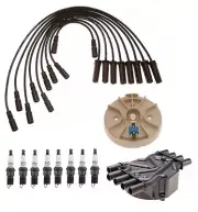 ACDelco Ignition Kit Distributor Rotor Cap Wire Spark Plugs .060" for Chevy GMC