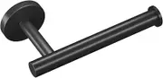 CasaCulina 1 Pack Toilet Paper Holder, Stainless Steel Toilet Paper Holder Wall Mounted, Bathroom Toilet Paper Holders, Toilet Paper Roll Holder for Bathroom/Washroom/Kitchen, Matte Black