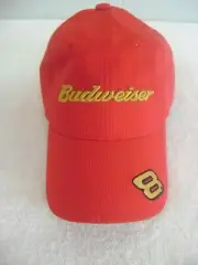 Budweiser # 8 Ball Hat, Dale Earnhardt Jr, Corduroy Style, Very Nice and New