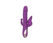 Sucking Thrusting Rotation Urway Vibrator - Purple