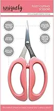 Uniquely Creative Craft Scissors for Fussy Paper Cutting - Stainless Steel Blade (Pink, 25 x 15 centimetres)