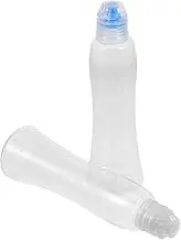 PRETYZOOM 4Pcs Leakproof Condiment Squeeze Bottles Sauce Dispensers for Travel Pet Material Smooth Squeeze Action for Ketchup Salad Dressing Honey
