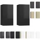 1x/2x Hanging TV Wall Cabinet Stand Engineered Wood Multi Colours/Sizes vidaXL
