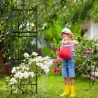 2PC Wrought Iron Garden Trellis Plant Support Wire Lattice Panels Outdoor Garden