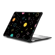 MacBook Air 13-inch (M1 / Intel) Impact Case Colorful Shapes (Black)