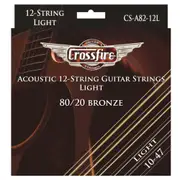Crossfire Premium '12-String' Acoustic Guitar Strings - Light