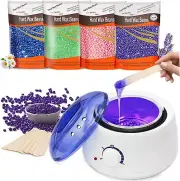 2024 Waxing Kit for Women,Waxing Kit for Brazilian Wax,Wax Pot Heater with Wax B