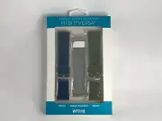 WITHit -Strap Band Kit for Fitbit Versa (3-Pack) - Silver/Olive/Navy