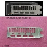 For Asus DUAL-RX6600-8G, DUAL-RX6650XT-O8G I/O Shield BackPlate Blende Bracket