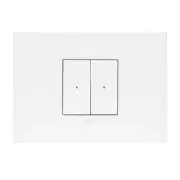 HPM Legrand Arteor Smart Light Switch 2 Gang (Horizontal) White | AWNHSW2WE