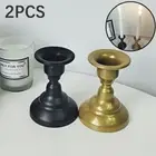 2PCS Retro Home Decor Dinning Candlestick Candle Base Candle Holders Party