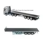 TOUCANRC 1/14 Chassis Flatbed Semi Trailer for RC Tamiya Tractor Truck Model