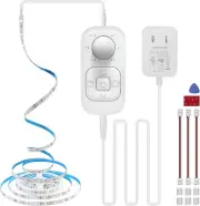 Motion Sensor Under Cabinet Lights - Plug-in LED Strip Lights Indoor with Power
