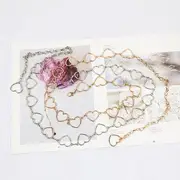 Chain Belt (Various Designs) Circle - Gold - One Size