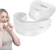 VitalSleep Anti-Snoring Mouthpiece, Smaller Size Recommended for Women, Snoring Solution, Adjustable Jaw Positioning, Personalized Teeth Impressions, USA Made & FDA Cleared Stop Snoring (Clear, Small)