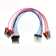 10 X Alligator Crocodile Clip Electric Test Lead Cable Jumper Wire 40cm