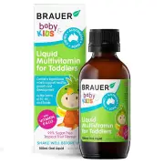 Brauer Kids Liquid Multivitamin for Toddlers 100ml