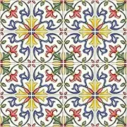In Home NH2365 Tuscan Tile Peel & Stick Backsplash Tiles, Standard, Multicolor