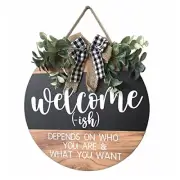 Welcome Door Sign Rustic Home Decor for Front Door Porch Decor Farmhouse