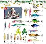 Fishing 2024 Adult, Fish Bait Set Christmas 2024, Fish Bait Kit Christmas for Adult, Men, Teen Boys