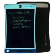 Boogie Board Jot Reusable Writing Tablet with Nylon Protective Sleeve