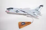 VX-4 Evaluators F-8 Crusader Model,Vought F-8 Crusader,18",Mahogany Scale Model