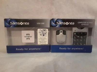 Samsonite Computer Keypad & Mouse USB Cube Travel Accessory Set (E)