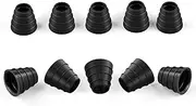Kitosun Hookah Hose Grommets Silicone Gasket - Original Hookah Accessories Durable Silicon Plug Grommets Ensure air-Tight Seal Prevent Shisha Hoses Falling Out While Smoking (Black)