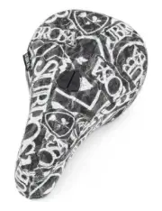 SUBROSA THRASHED PIVOTAL BMX BIKE SEAT KINK CULT SHADOW RANT BLACK WHITE NEW