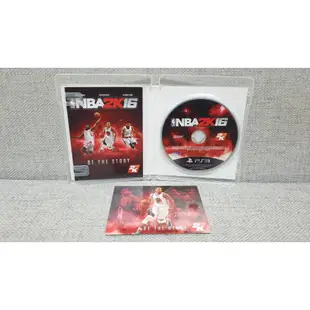 PS3 二手 NBA 2K16 中文版 光碟卡榫斷裂